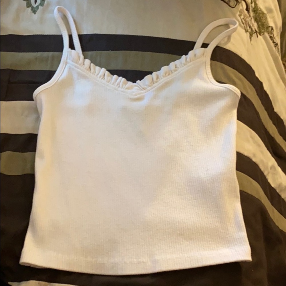 Forever 21 white crop top